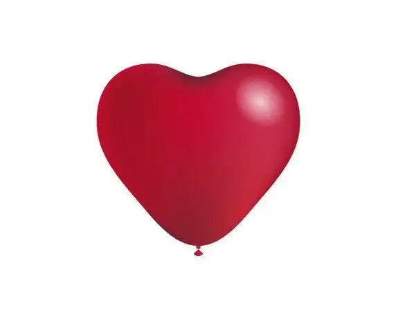 Rode Hartjes Ballonnen - 6 stuks - 25 cm - Ballonnenshop.nl