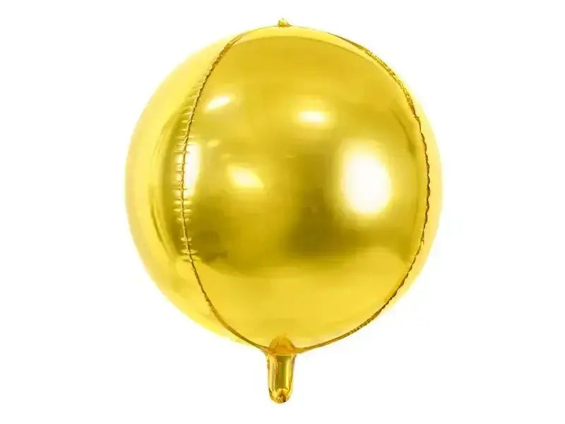 Ronde Helium Ballon Goud - Gevuld Met Helium - 45 cm - Ballonnenshop.nl