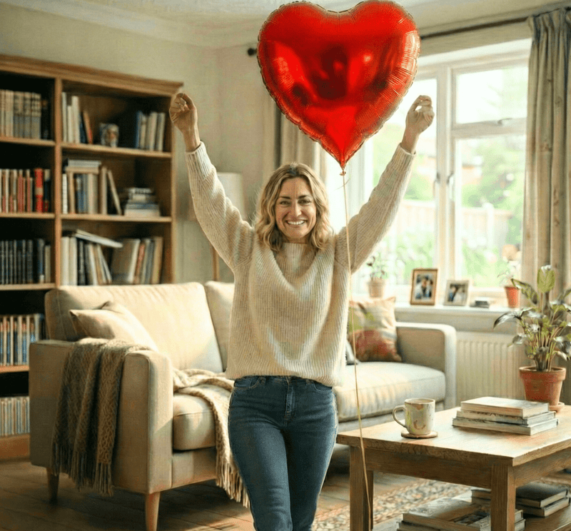 Rood Hart helium ballon, de ultieme manier om "ik hou van je" te zeggen - Ballonnenshop.nl