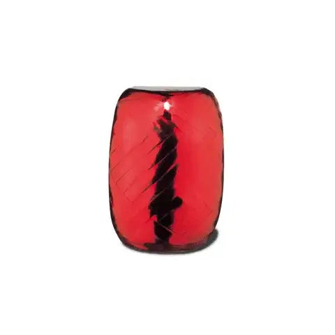 Rood Lint Metallic - 20m x 5mm - Ballonnenshop.nl