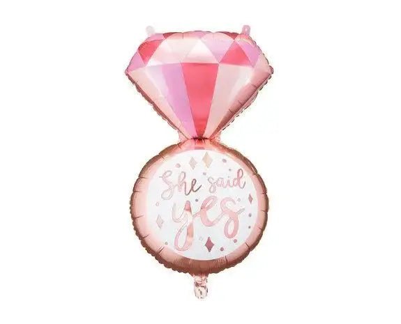 She Said Yes Folie Ballon 72 cm - Ballonnenshop.nl