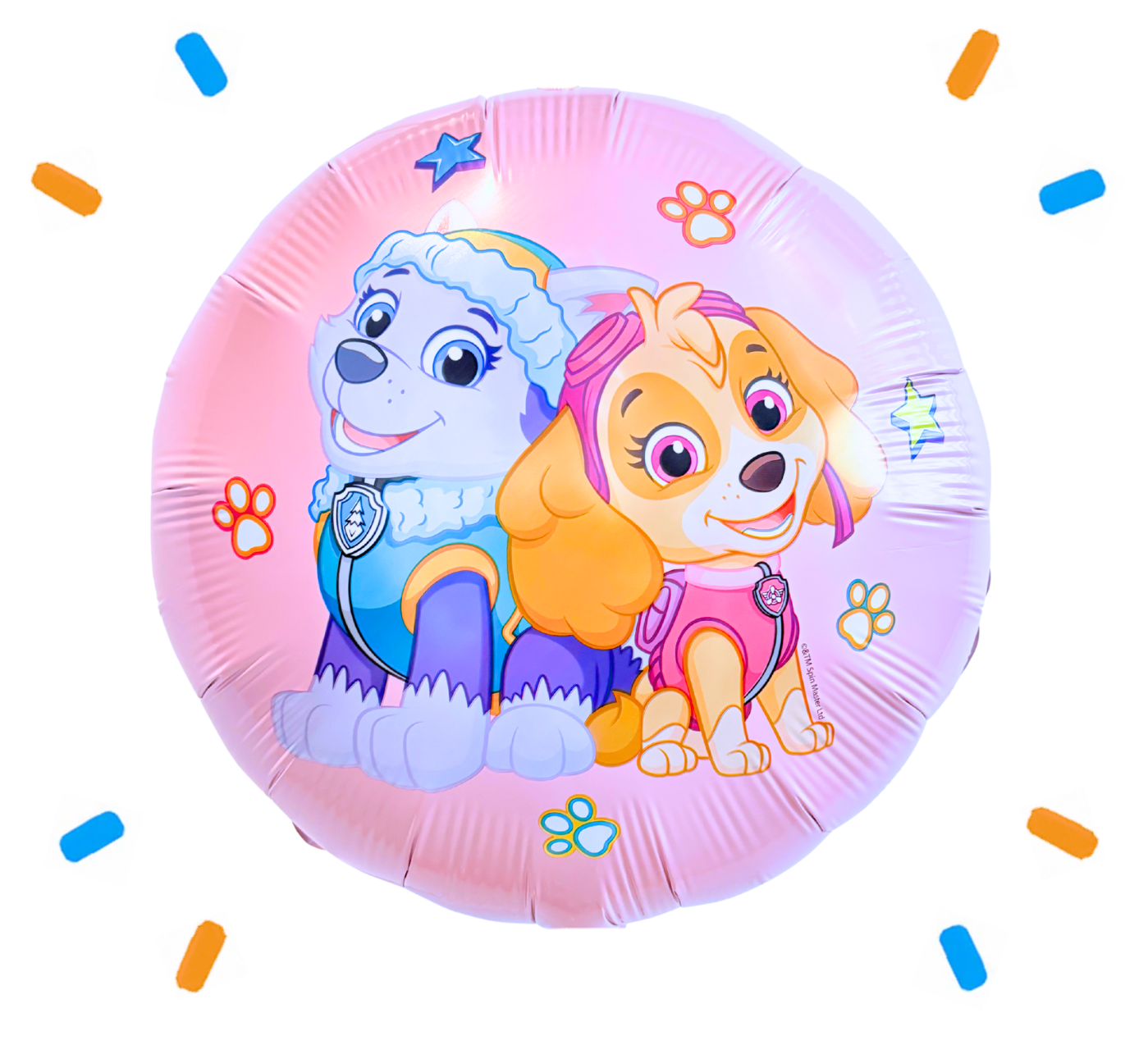 Skye & Everest - Paw Patrol - Helium Ballon - Gevuld Met Helium - 46 cm