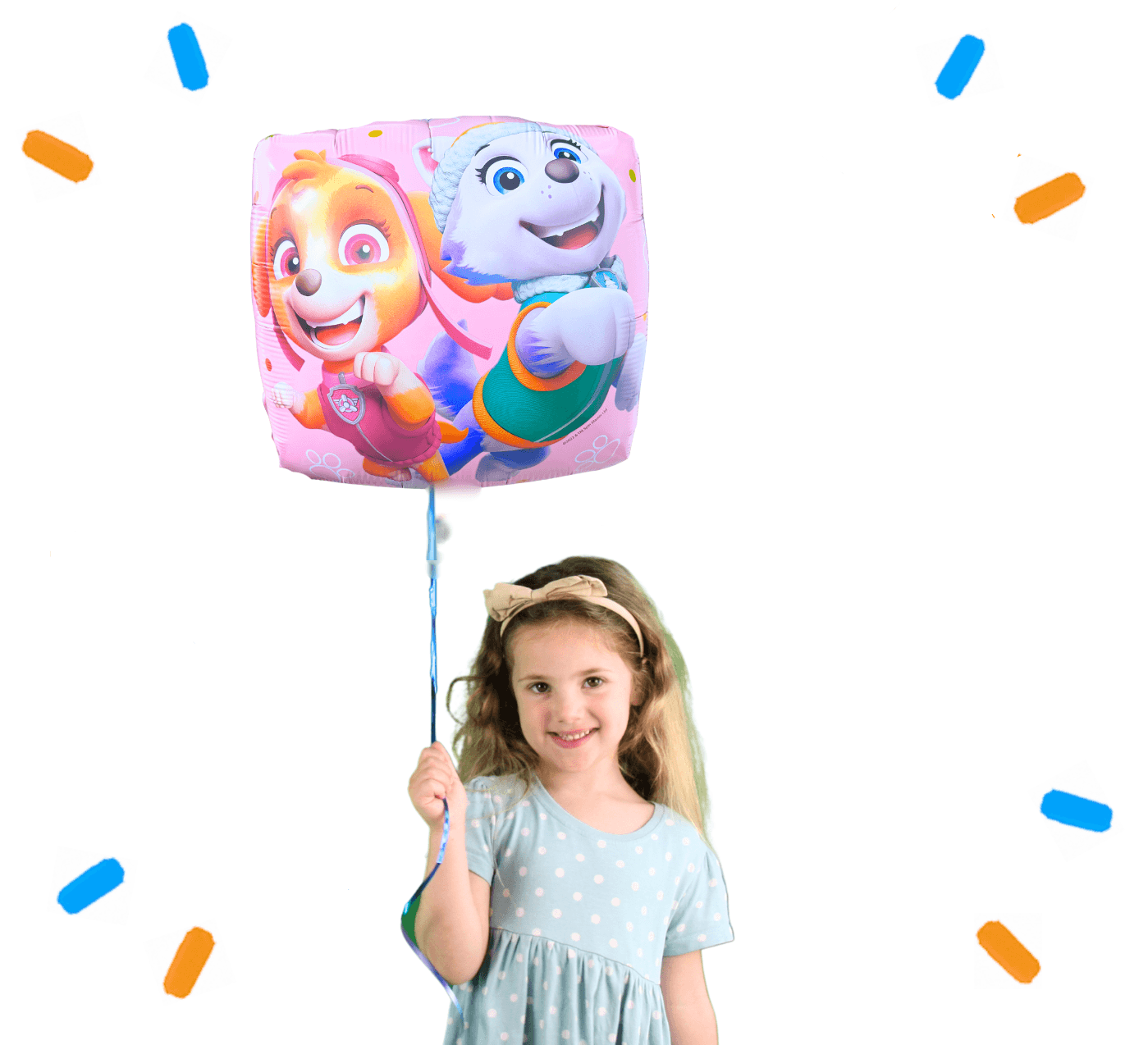 Skye & Everest Paw Patrol - Helium Ballon - Gevuld Met Helium - 46 cm