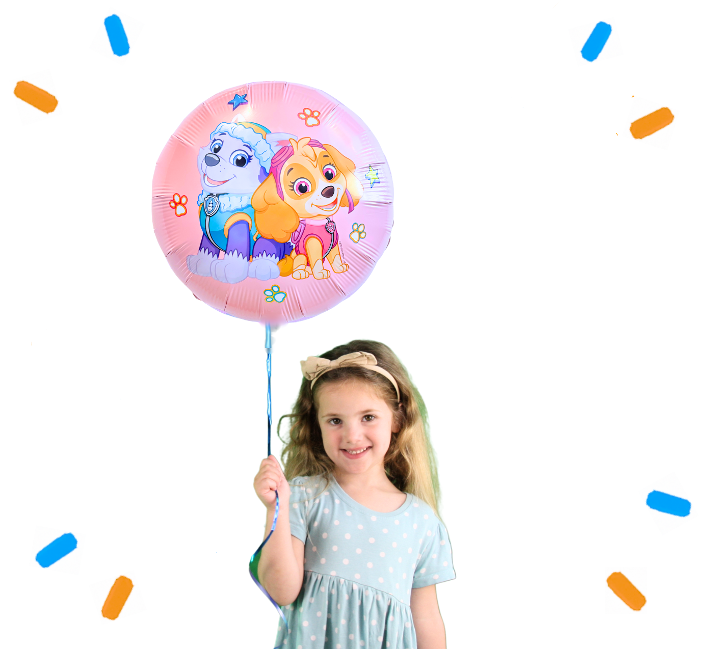 Skye & Everest - Paw Patrol - Helium Ballon - Gevuld Met Helium - 46 cm