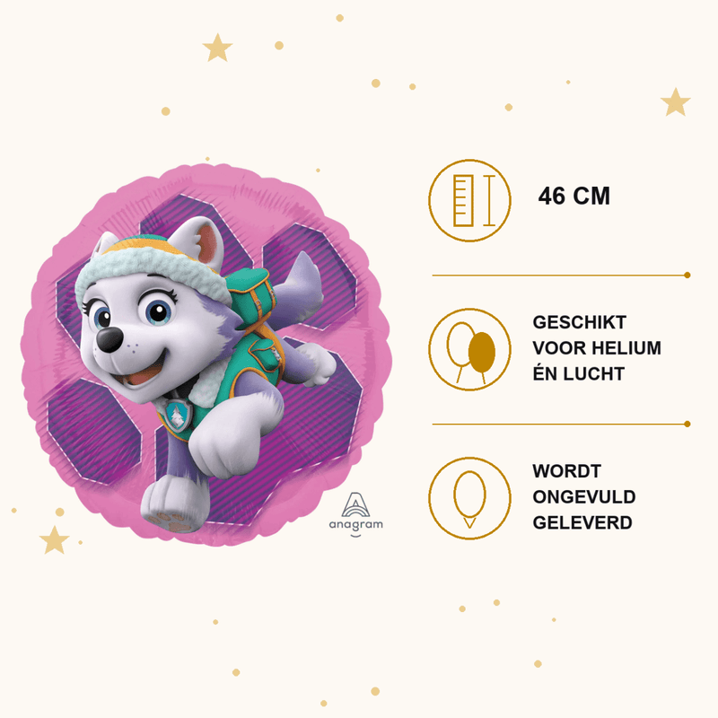 Skye & Everest - Paw Patrol - Folie Ballon - 46 cm - Ballonnenshop.nl