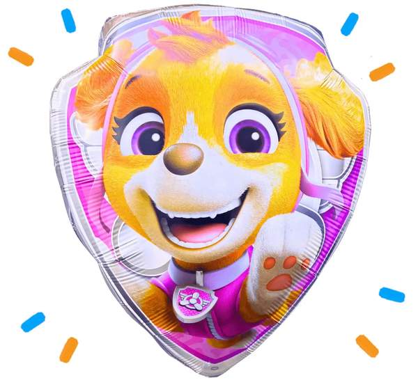 Skye Paw Patrol Helium Ballon - Gevuld Met Helium - 75 cm - Ballonnenshop.nl