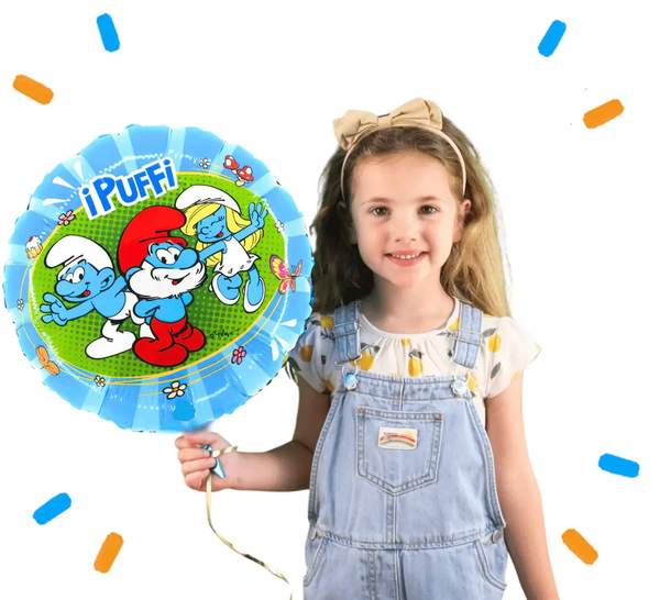 Smurfen Helium Ballon - Gevuld Met Helium - 46 cm - Ballonnenshop.nl