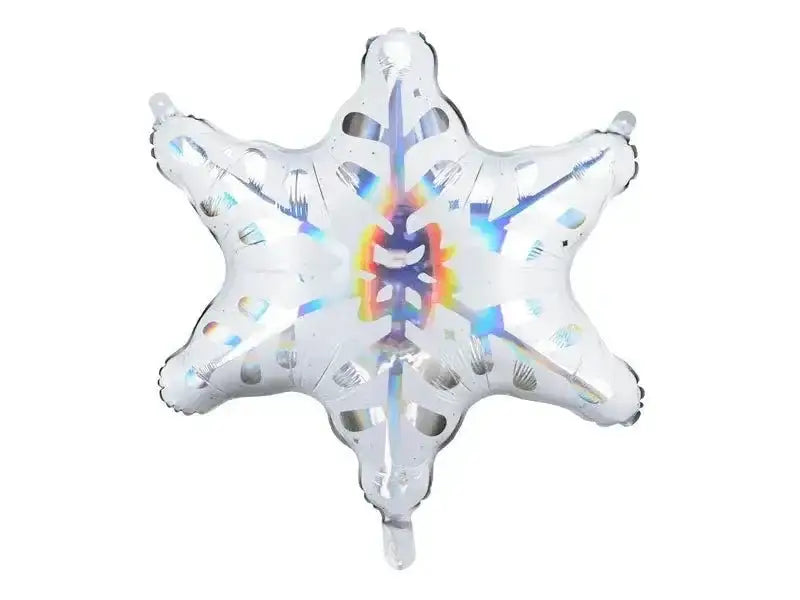 Sneeuwvlok Folie Ballon 66 cm - Ballonnenshop.nl
