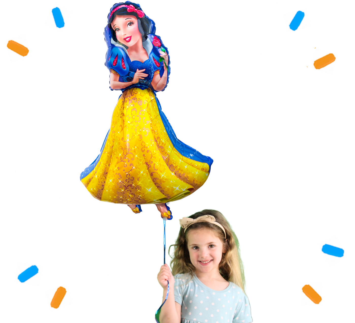 Sneeuwwitje Disney Prinses XL Helium Ballon - Gevuld Met Helium - 93 cm