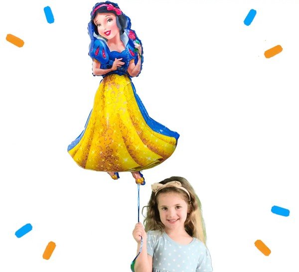 Sneeuwwitje Disney Prinses XL Helium Ballon - Gevuld Met Helium - 93 cm - Ballonnenshop.nl