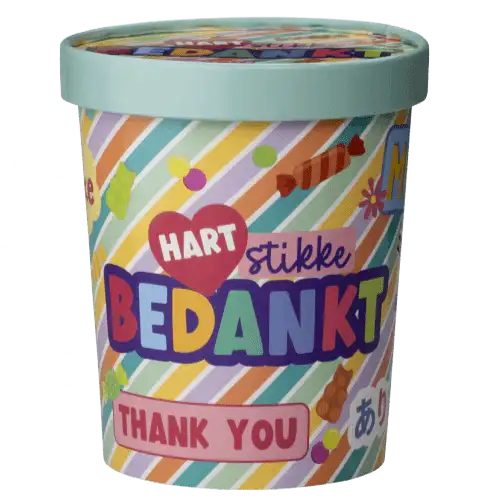 Snoeppot Bedankt - 250 Gram Snoep - Ballonnenshop.nl