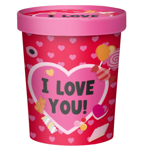 Snoeppot I Love You - 250 Gram Snoep - Ballonnenshop.nl