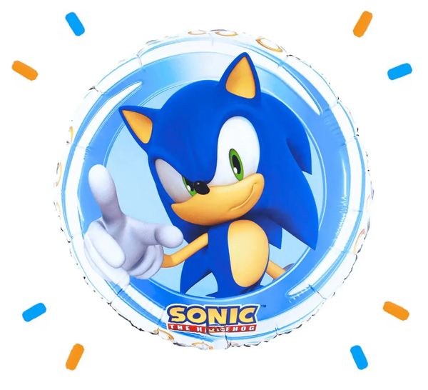 Sonic Helium Ballon - Gevuld Met Helium - 46 cm - Ballonnenshop.nl
