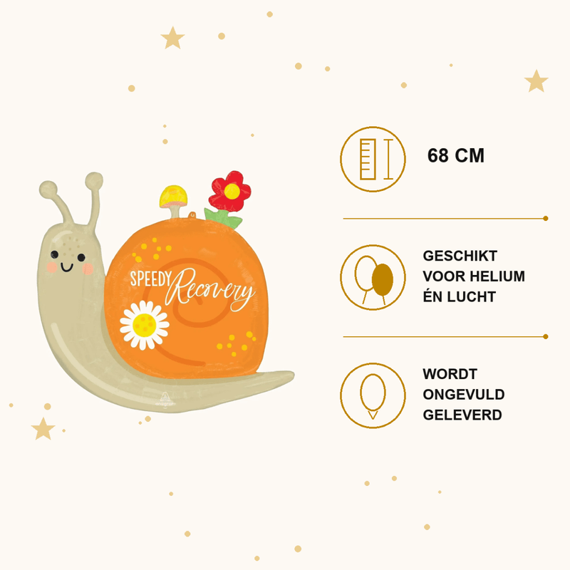 Speedy Recovery Folie Ballon - 68 cm - Ballonnenshop.nl