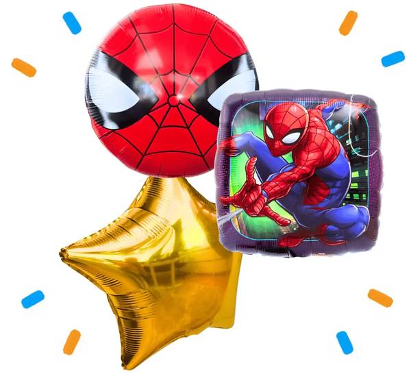 Spiderman Trosje - Gevuld Met Helium - 46 cm - Ballonnenshop.nl