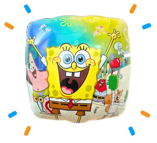 Spongebob Helium Ballon - Gevuld Met Helium - 43 cm - Ballonnenshop.nl