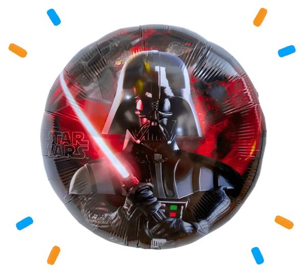 Star Wars Darth Vader Helium Ballon - Gevuld Met Helium - 43 cm - Ballonnenshop.nl