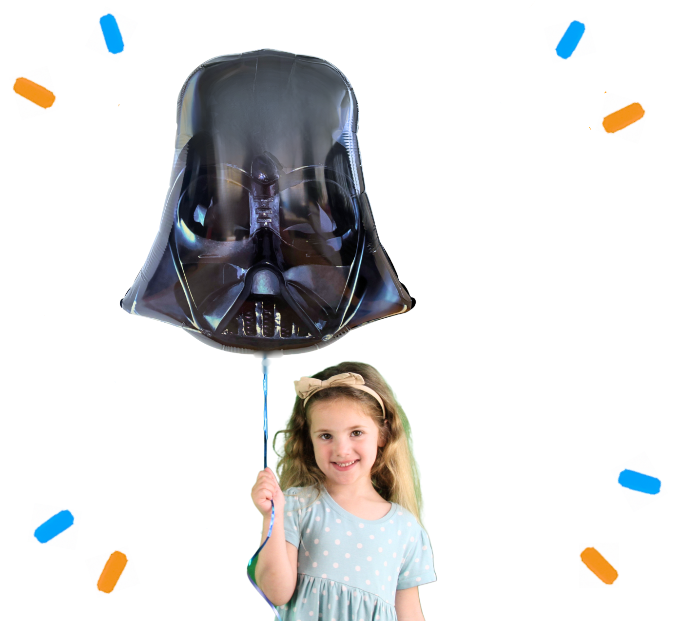 Star Wars Darth Vader Helium Ballon - Gevuld Met Helium - 63 cm