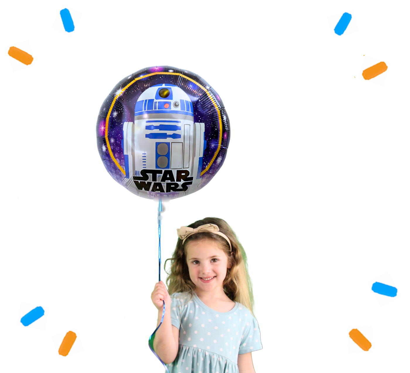 Star Wars R2D2 Helium Ballon - Gevuld Met Helium - 46 cm