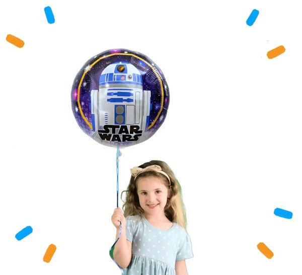 Star Wars R2D2 Helium Ballon - Gevuld Met Helium - 46 cm - Ballonnenshop.nl