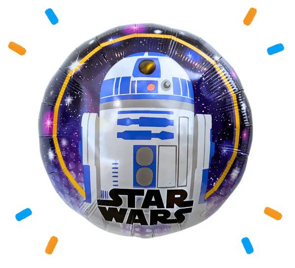 Star Wars R2D2 Helium Ballon - Gevuld Met Helium - 46 cm - Ballonnenshop.nl