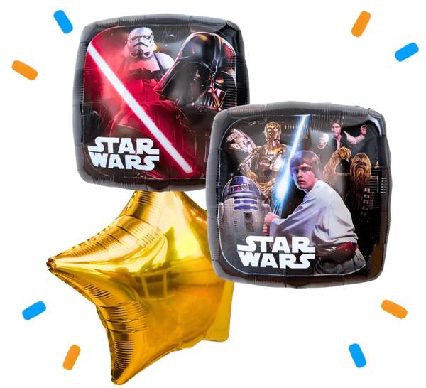 Star Wars Trosje - Gevuld Met Helium - 46 cm - Ballonnenshop.nl