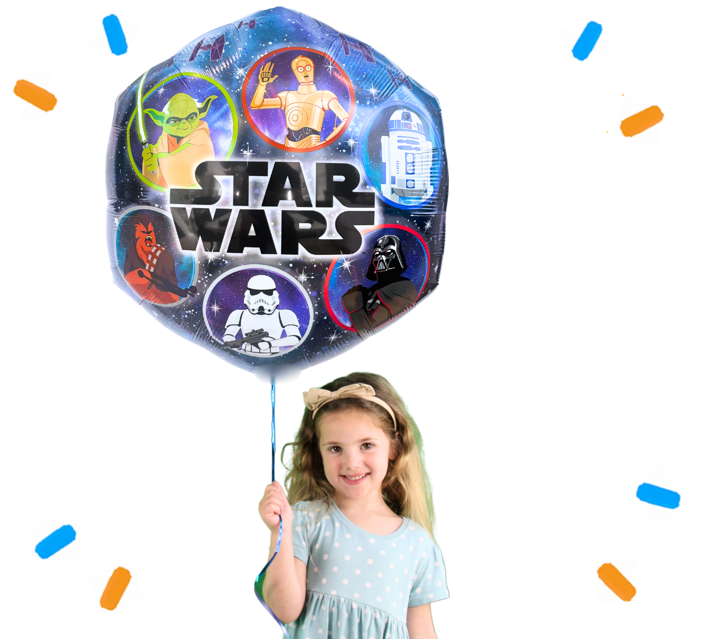 Star Wars XL Helium Ballon - Gevuld Met Helium - 68 cm