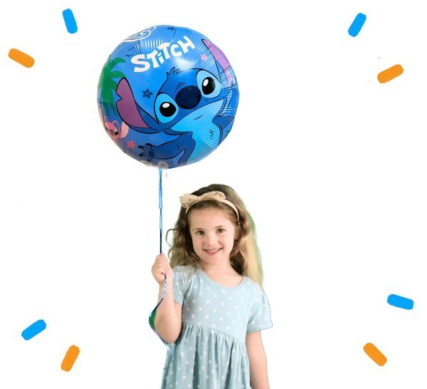 Stitch Helium Ballon - Gevuld Met Helium - 46 cm - Ballonnenshop.nl