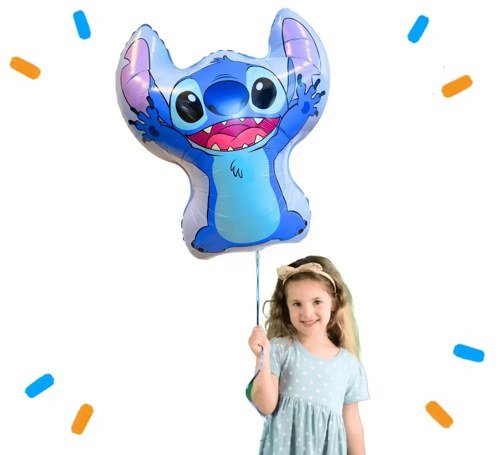 Stitch Helium Ballon - Gevuld Met Helium - 78 cm - Ballonnenshop.nl