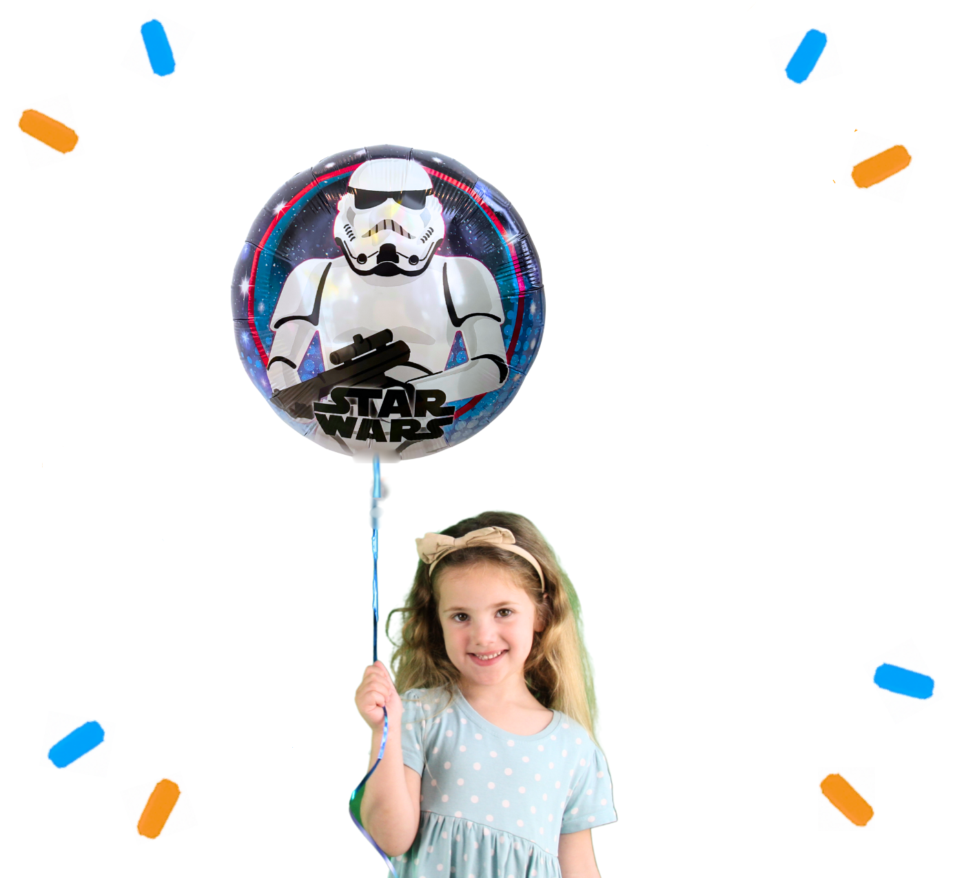 Stormtrooper Helium Ballon - Gevuld Met Helium - 46 cm