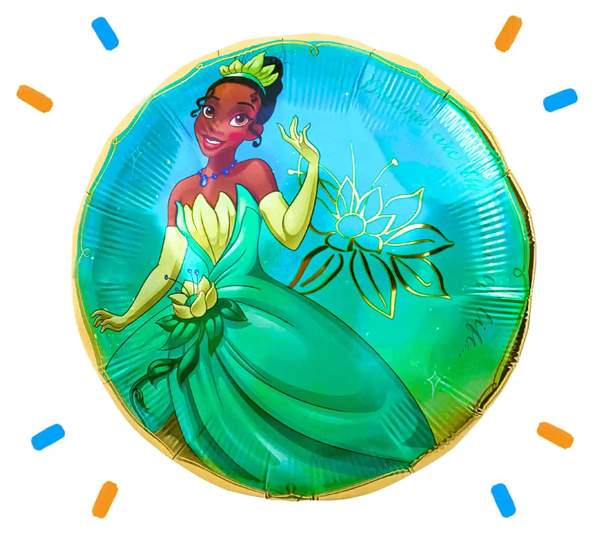 Tiana Disney Prinses Helium Ballon - Gevuld Met Helium - 46 cm - Ballonnenshop.nl