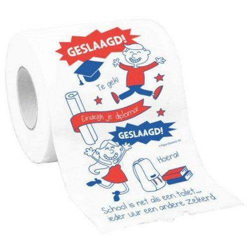 Toiletpapier - Geslaagd School - Ballonnenshop.nl