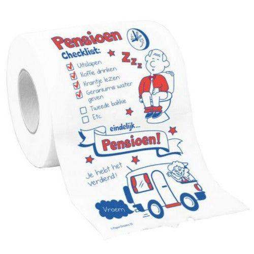 Toiletpapier - Pensioen - Ballonnenshop.nl