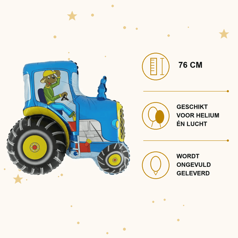 Tractor Folie Ballon 76 cm - Ballonnenshop.nl
