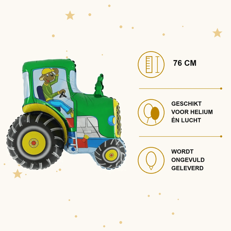 Tractor Folie Ballon 76 cm - Ballonnenshop.nl