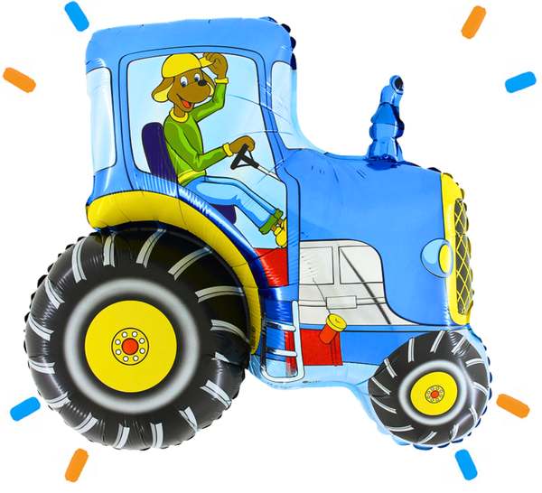 Tractor Helium Ballon - Gevuld Met Helium - 76 cm - Ballonnenshop.nl