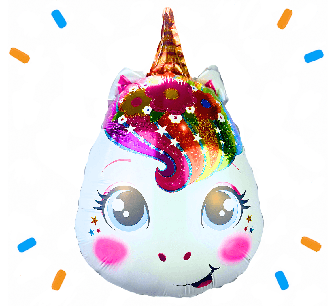 Unicorn Helium Ballon - Gevuld Met Helium - 46 cm - Ballonnenshop.nl