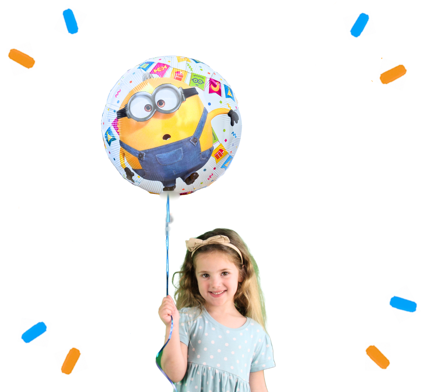 Vliegende Otto Minion Helium Ballon - Gevuld Met Helium - 46 cm