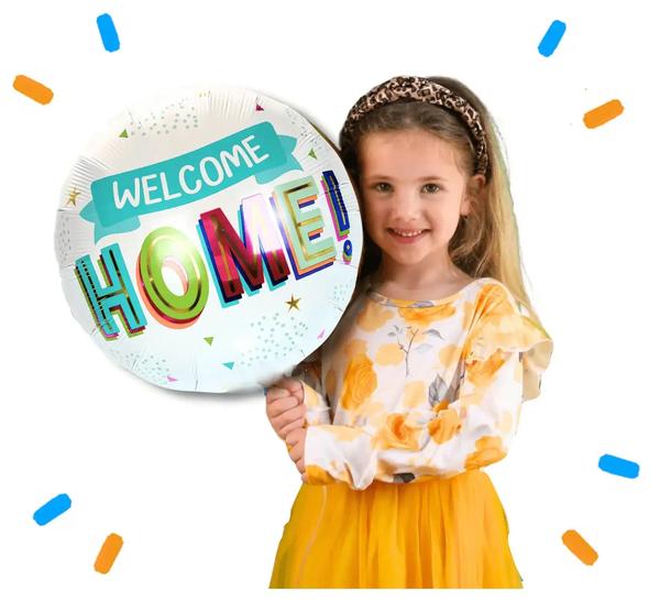 Welcome Home Helium Ballon - Gevuld Met Helium - 46 cm - Ballonnenshop.nl