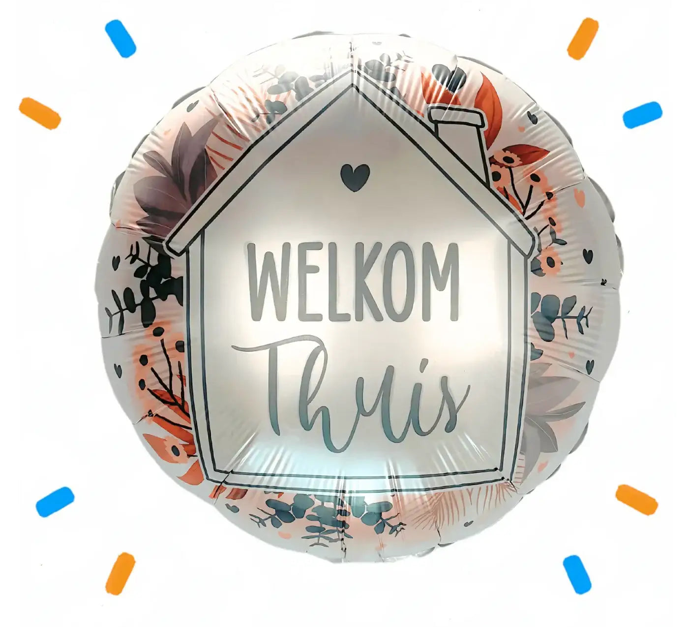 Welkom huis Helium Ballon - Gevuld Met Helium - 43 cm - Ballonnenshop.nl