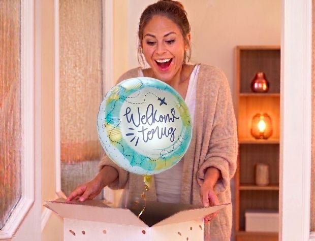 Welkom Terug Ballon - Gevuld Met Helium - 43 cm - Ballonnenshop.nl