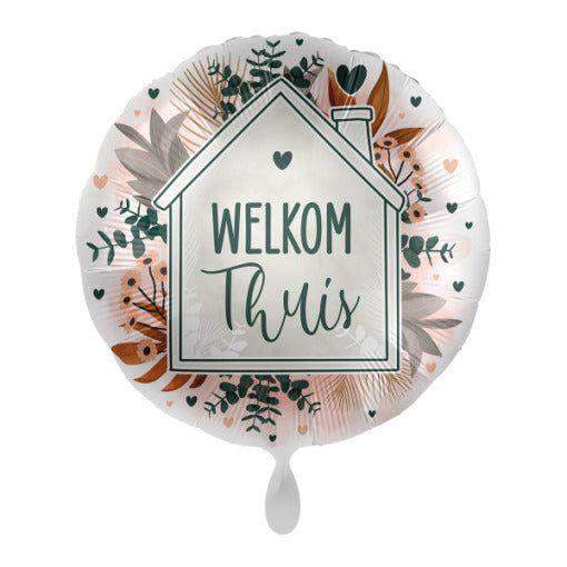 Welkom Thuis Folie Ballon - 43 cm - Ballonnenshop.nl