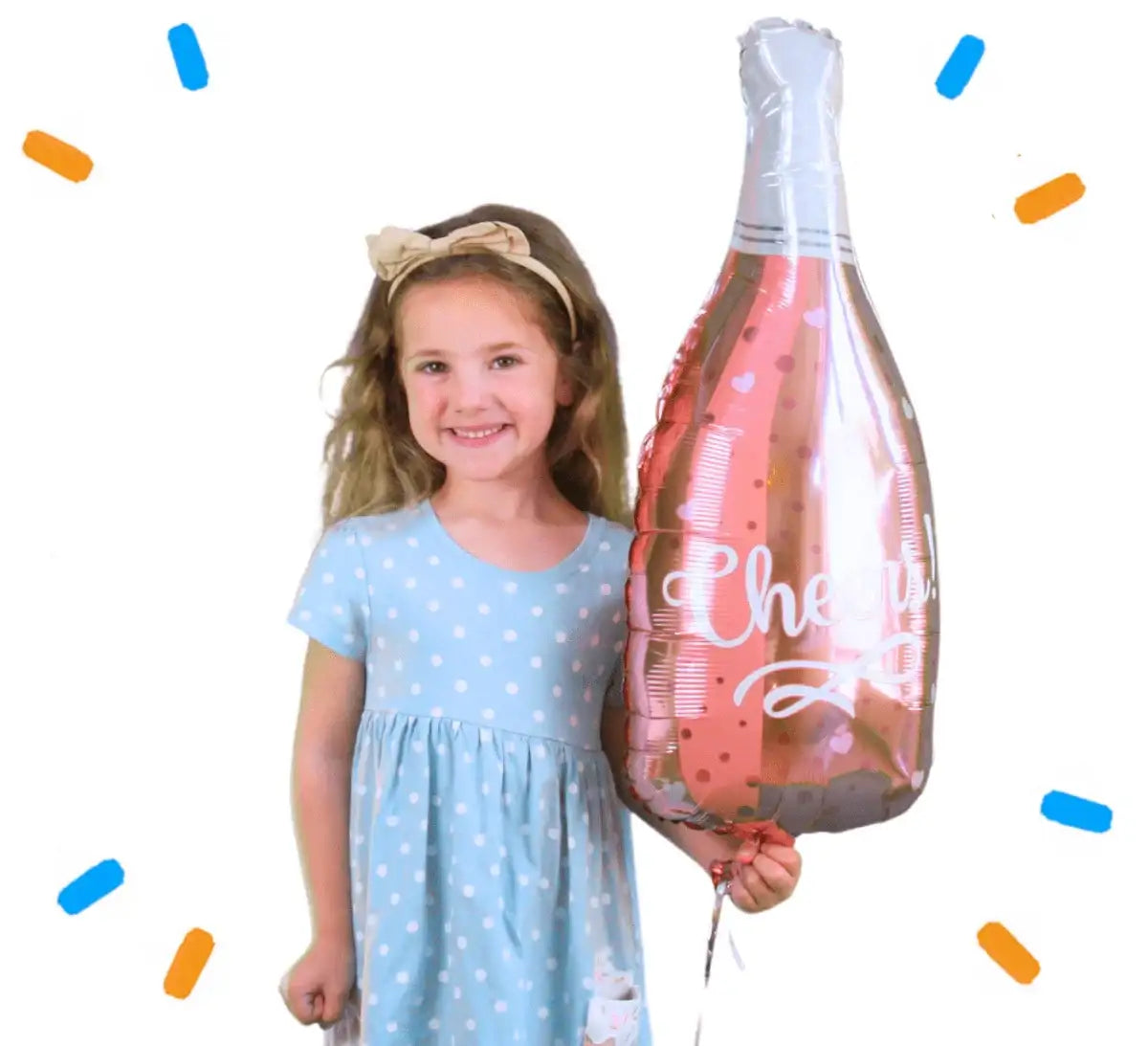 Wijnfles Cheers Helium Ballon - Gevuld Met Helium - 66 cm - Ballonnenshop.nl