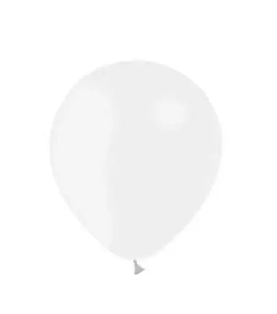 Witte Ballonnen Metallic 10 Stuks 30 cm - Ballonnenshop.nl