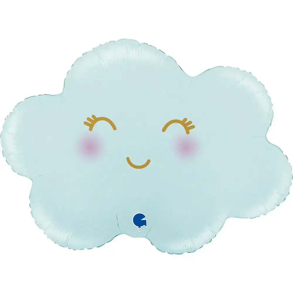 Wolk Blauw Folie Ballon - 61 cm - Ballonnenshop.nl