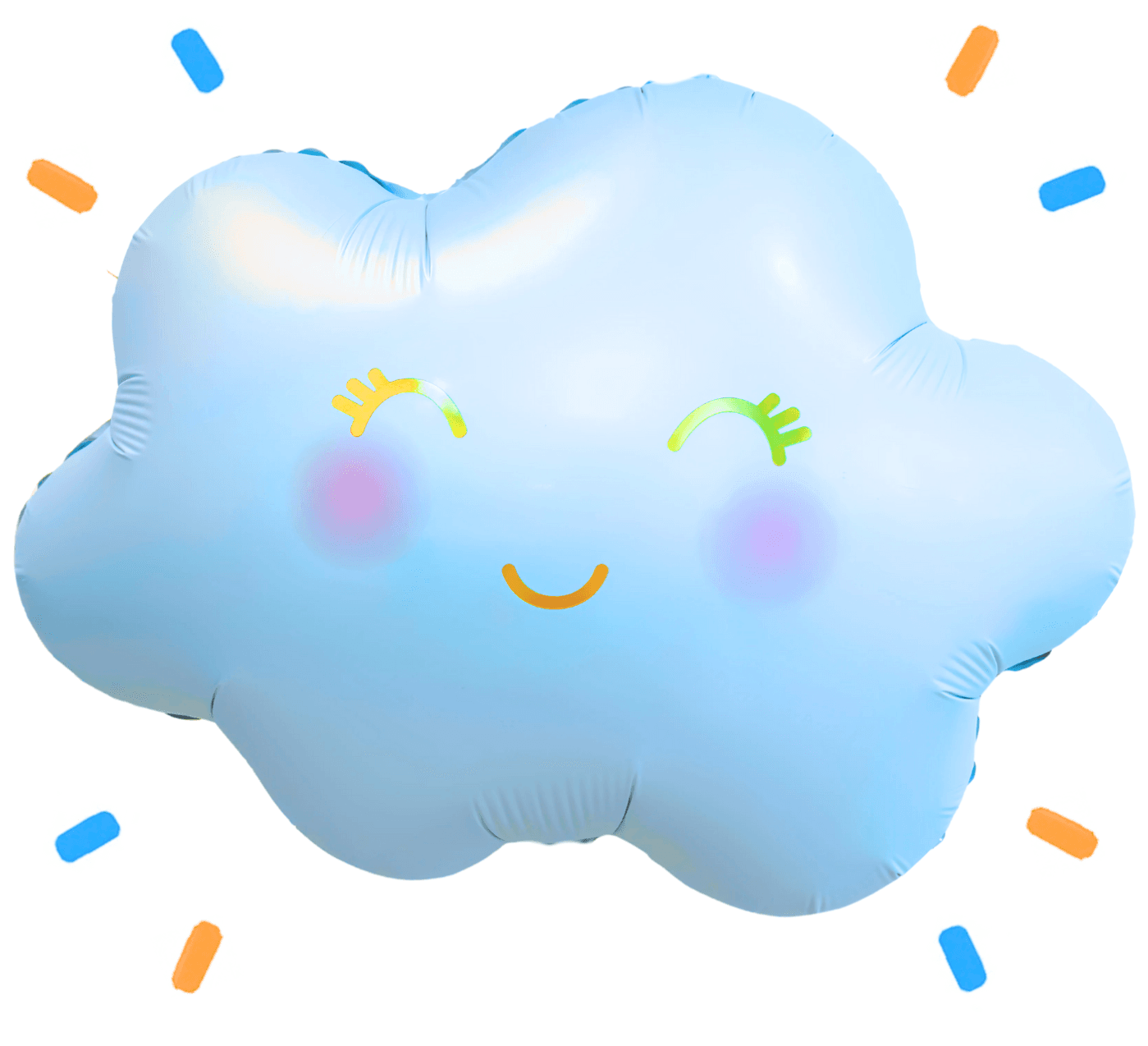 Wolk Blauw Helium Ballon - Gevuld Met Helium - 61 cm - Ballonnenshop.nl