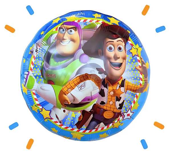 Woody & Buzz Toy Story Helium Ballon - Gevuld Met Helium - 46 cm - Ballonnenshop.nl