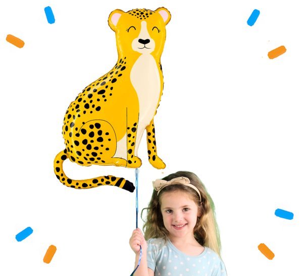 XL Cheetah Helium Ballon - Gevuld Met Helium - 102 cm - Ballonnenshop.nl