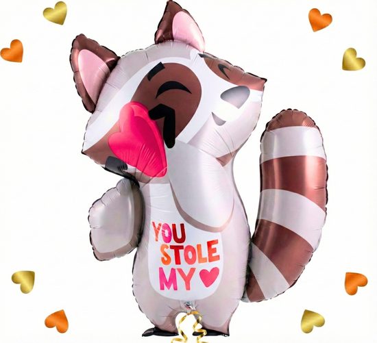 You Stole My Heart Wasbeer - Gevuld Met Helium - 82 cm - Ballonnenshop.nl