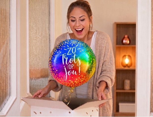 Zo Trots Op Jou Ballon - Gevuld Met Helium - 46 cm - Ballonnenshop.nl